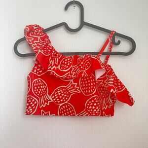 NWT Carter's Girl's Pineapple Tankini Swim Top 12A Tropical Vacation Fruitcore